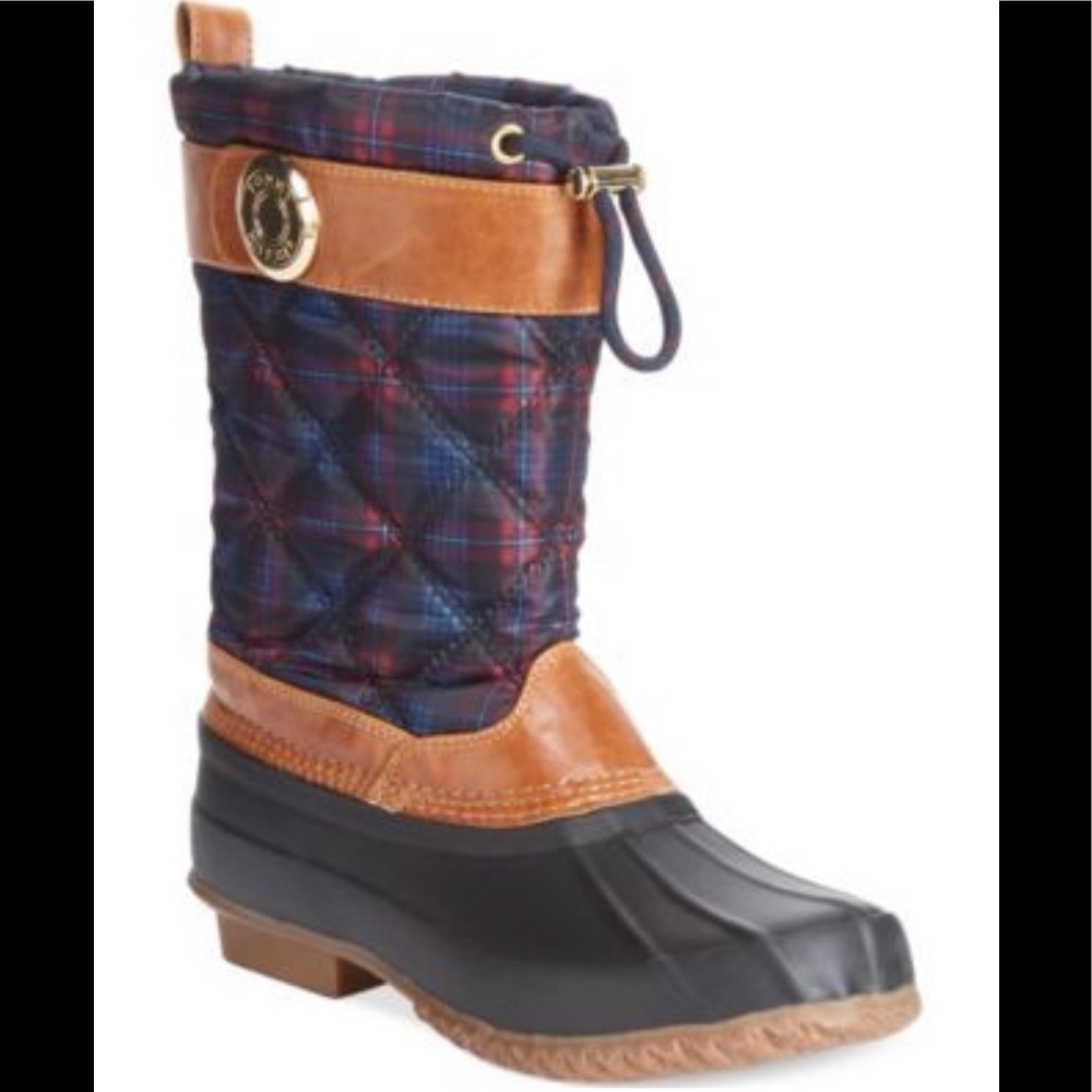 Tommy Hilfiger Arcadia Quilted Duck Boots Size 7